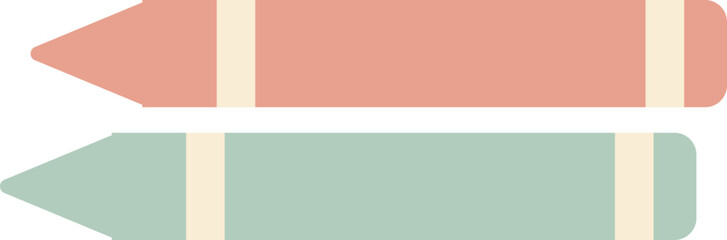 Illustration of colored pencils vector