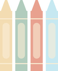Illustration of colored pencils vector
