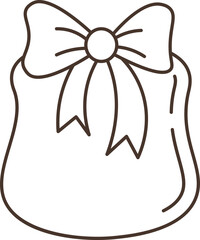 Illustration of bag box vector