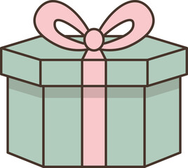 Illustration of gift box vector
