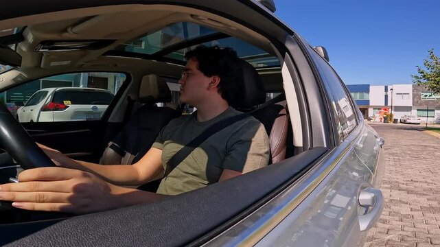 Conduciendo en cruce vehicular