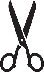 Open pair of scissors isolated on transparent background for crafting