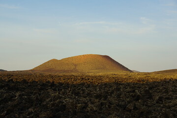 Los Volcanes Natural Park, Lanzarote, evening walk, sunset, November 2025, volcanic island, canary islands, spain, solidified lava, montana negra