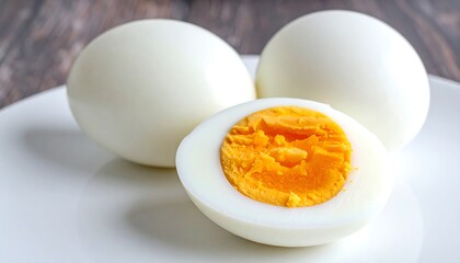 Hard-boiled eggs - A nutritious and protein-rich food source.