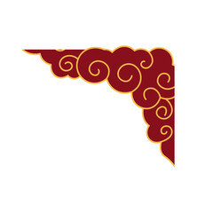 Chinese New Year Corner Cloud
