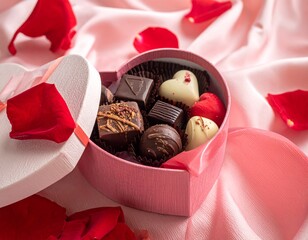 heart shaped chocolates