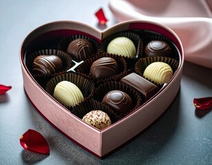 heart shaped chocolates