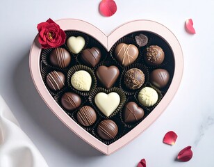 heart shaped chocolates