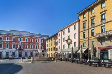 Fototapeta premium Piazza del Duomo, Brescia, Italy