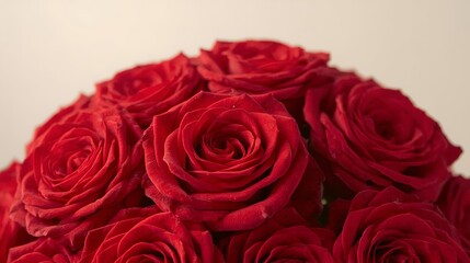 High-resolution red roses photograph conveying affection mood.