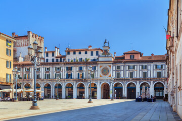 Obraz premium Torre dell'Orologio, Brescia, Italy