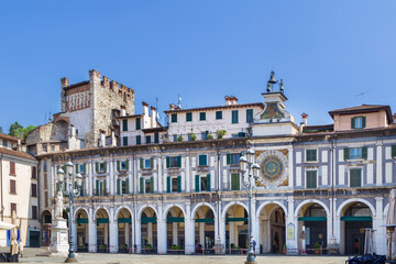 Obraz premium Torre dell'Orologio, Brescia, Italy