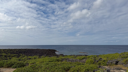 沖縄の海と空と海岸