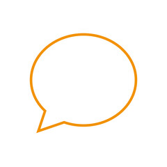 Fototapeta premium Chat Bubble Icon for Messaging and Communication