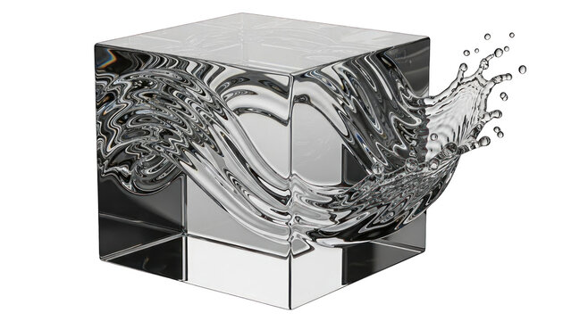 Liquid Splash Cube
