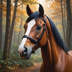 Obraz premium portrait of a horse