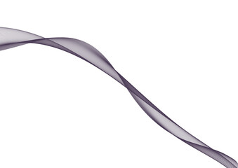 Purple Gradient Wave Flow on White