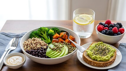 Fresh Farm Vegetables and Eggs Rustic Kitchen Still Life