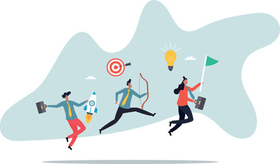 Entrepreneurship, think and develop new idea, organize and launch new innovation product, startup or start new company,about a man and his life.