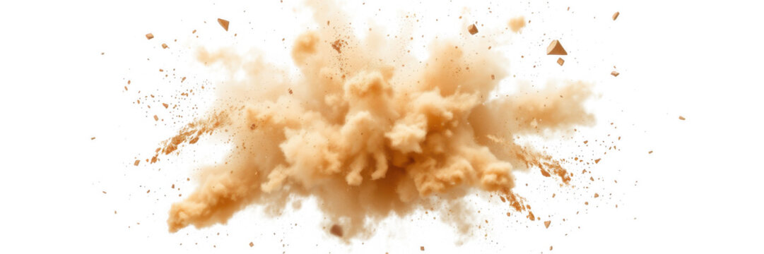 Explosion of fine powder - Powered by Adobe