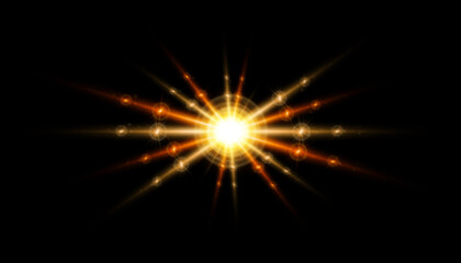 Soft Natural Sun Lens Flare Effect