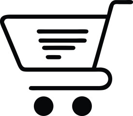 vector shopping cart icon