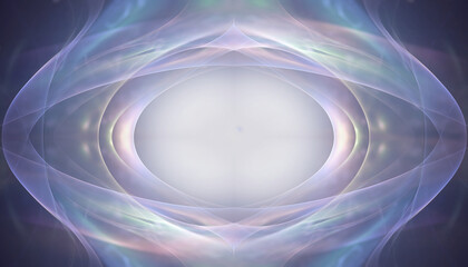 Abstract mysterious light layers symmetrical background　抽象的で神秘的な光の重なりと対称的な背景　デジタルイラスト