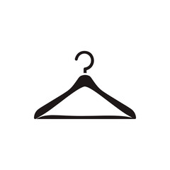 black coat hanger icon