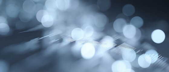 Smart financial technology concept with holographic data interface