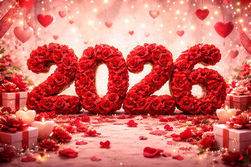 Love and roses on Valentine's Day 2026.