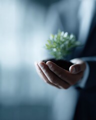 Executive leadership committing to sustainability goals