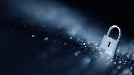 Data privacy awareness concept with secure personal information protection