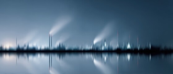 Net zero emissions strategy concept for global manufacturing companies