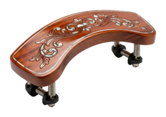 Artistic wooden handle crafting workshop product isolated on transparent background