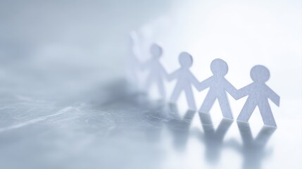 Crisis intervention concept with teamwork and reassurance