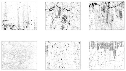 Dirty borders collection on white background. Design elements for banner, poster, flyer, invitation, card, social networks, blog posts, stories.
