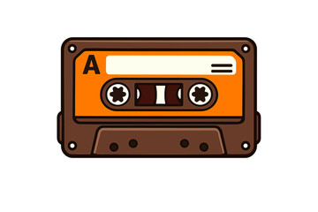 Obraz premium Retro Cassette Tape Icon
