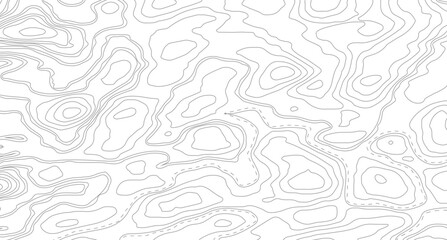 Vector geographic contour map. Background of the topographic map. Topography background. Vector banner. Topography map background. © Mst
