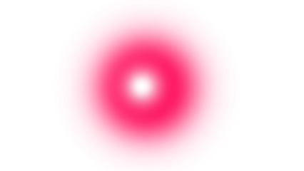 Bright Pink Glowing Light Orb with Soft Radial Gradient Blur on White Background, Feminine Abstract Digital Flare Design