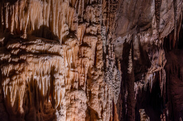 The Frasassi Caves are underground karst caves located in the municipality of Genga, in the province of Ancona, within the Gola della Rossa and Frasassi Regional Natural Park.