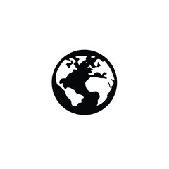 Obraz premium Minimal planet earth icons. Editable stroke. Vector graphic illustration. For website design, logo, app, template, ui, etc.