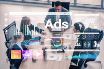 Digital marketing dashboard helps analyze advertising performance, monitor campaign results, and improve strategic decision making Parse