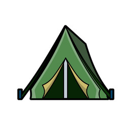 Outdoor Camping Tent Icon