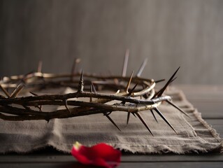 Crown of Thorns Easter Still Life Pain Sacrifice Redemption