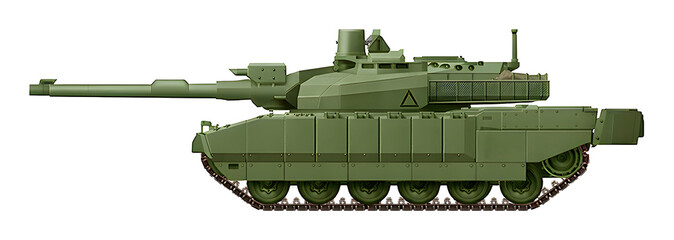 AMX-56 Leclerc UAE (A variant of the AMX-56 tank for the United Arab Emirates army) © Tikros