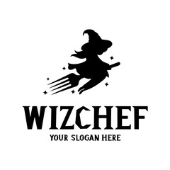 Witch Chef Premium Logo Design