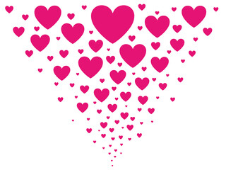 ハート・飛び出し