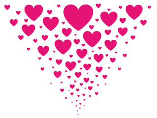 ハート・飛び出し