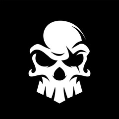 Skull Head Premium Logo Design