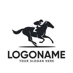 Horse Race Premium Logo Design